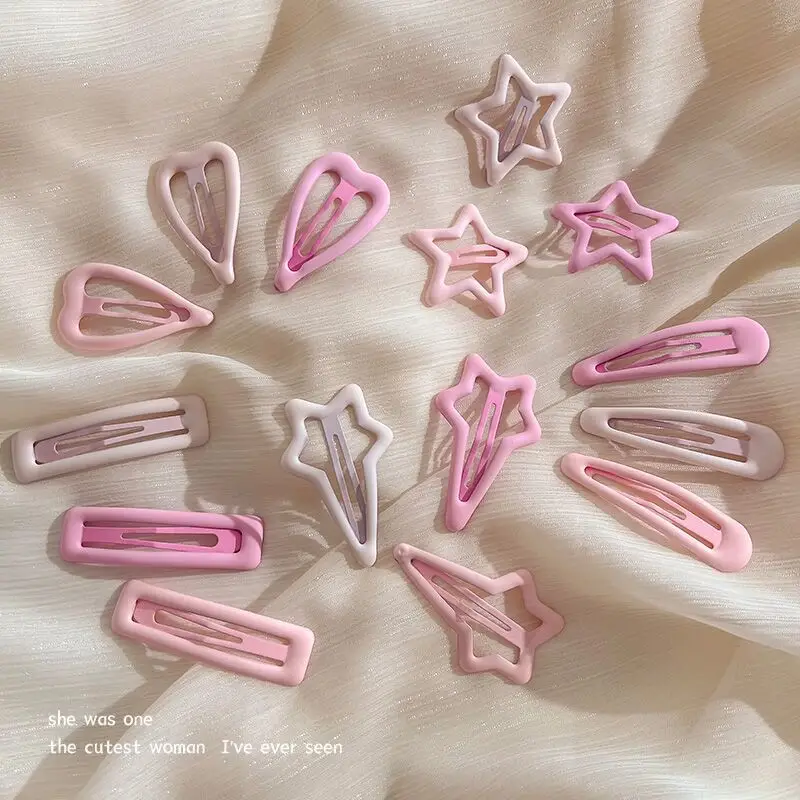 Cute Pink Star Hair Clips for Girls — feature 5