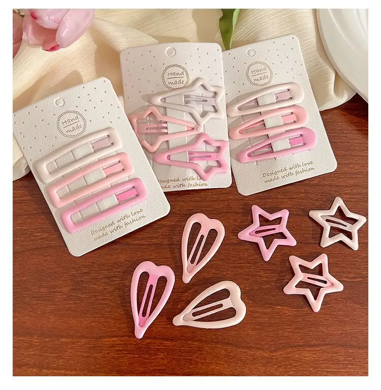 Cute Pink Star Hair Clips for Girls — feature 6