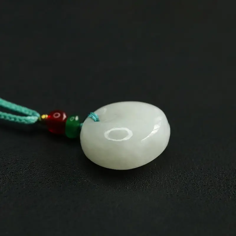 White Jade Princess Buckle Pendant for Women - Image 6