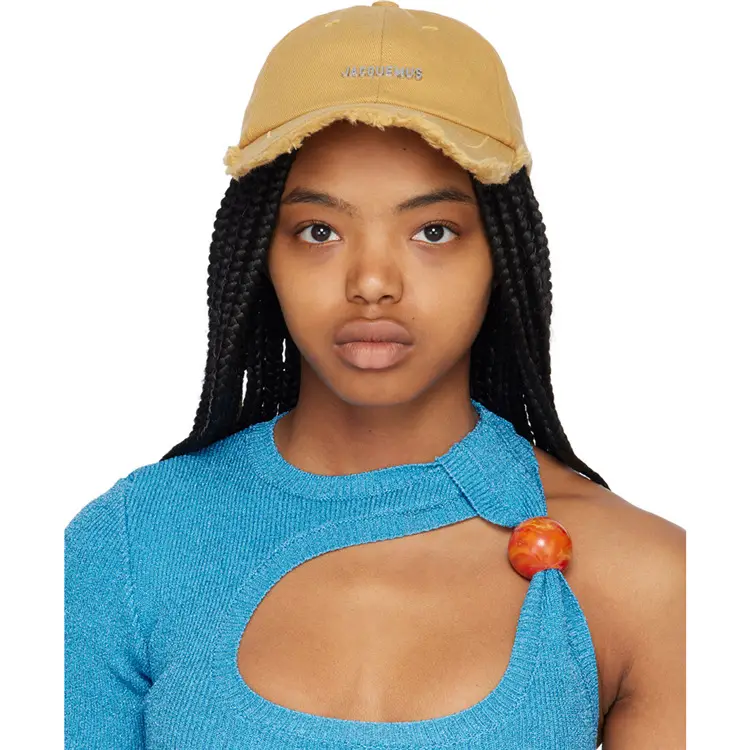 Women's Green Printed Baseball Cap with Windproof Rope — feature 15
