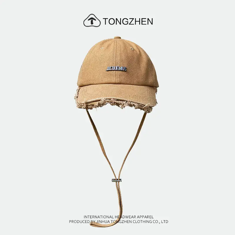 Women's Green Printed Baseball Cap with Windproof Rope - Image 9