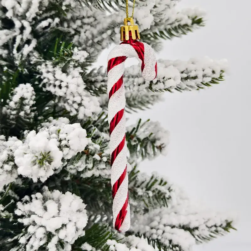 Christmas Painted Candy Cane Decorative Cane 13cm - Image 18