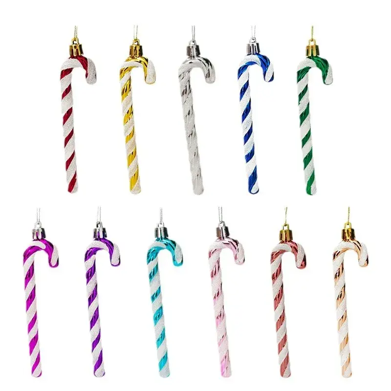 Christmas Painted Candy Cane Decorative Cane 13cm - Image 19