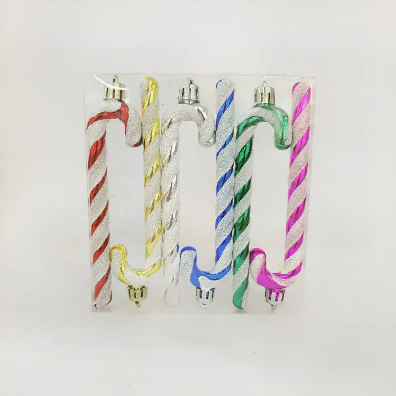 Christmas Painted Candy Cane Decorative Cane 13cm - Image 12