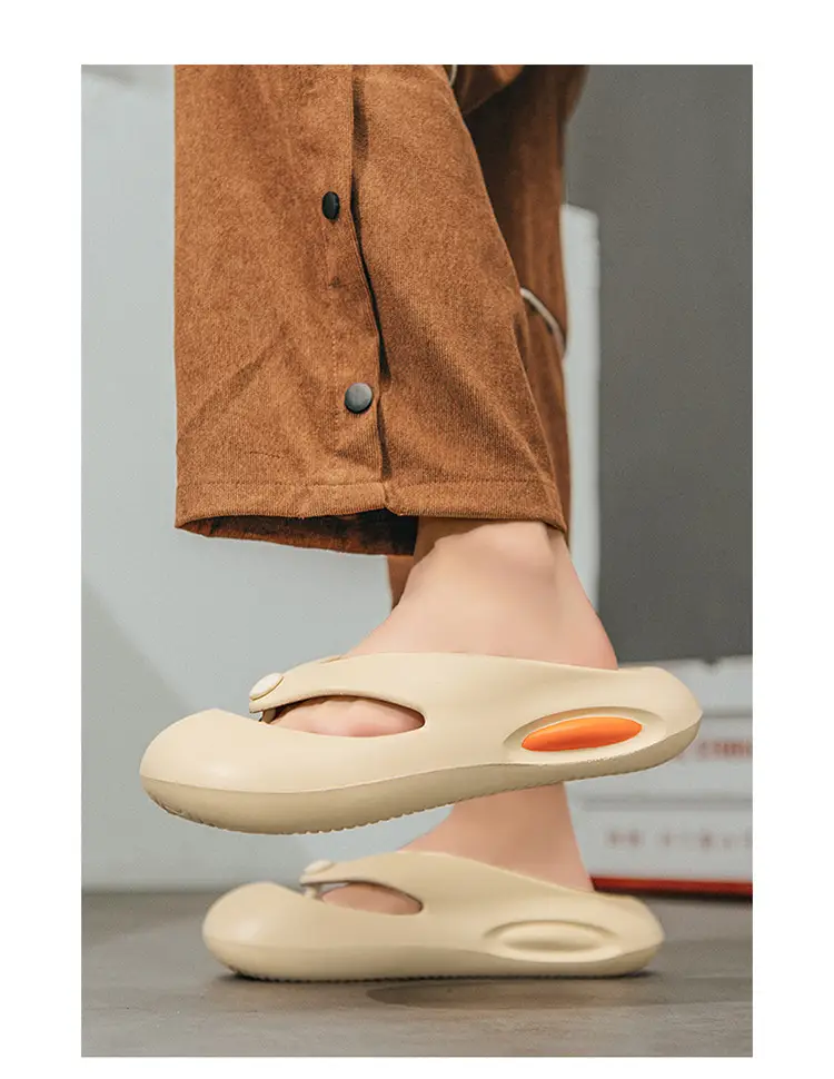 Baotou Flip-Flops Men's Fashionable Outdoor Slippers Men's Summer Fashionable Outer Wear Men's Clip-legged Distinctive Korean Style Beach Sandals — feature 10
