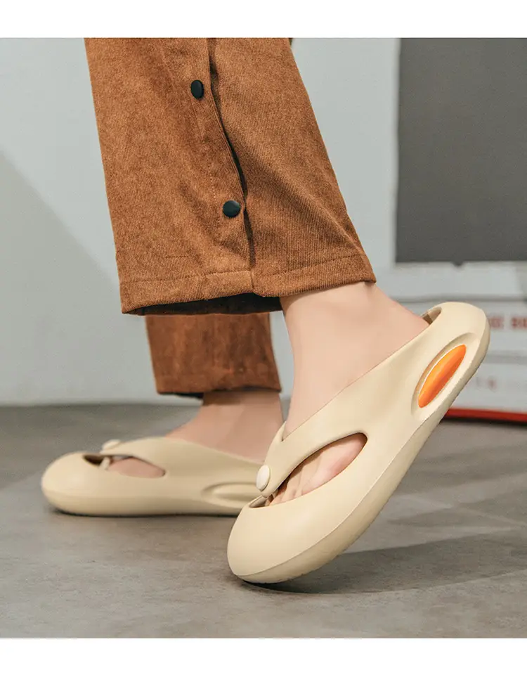 Baotou Flip-Flops Men's Fashionable Outdoor Slippers Men's Summer Fashionable Outer Wear Men's Clip-legged Distinctive Korean Style Beach Sandals — feature 11