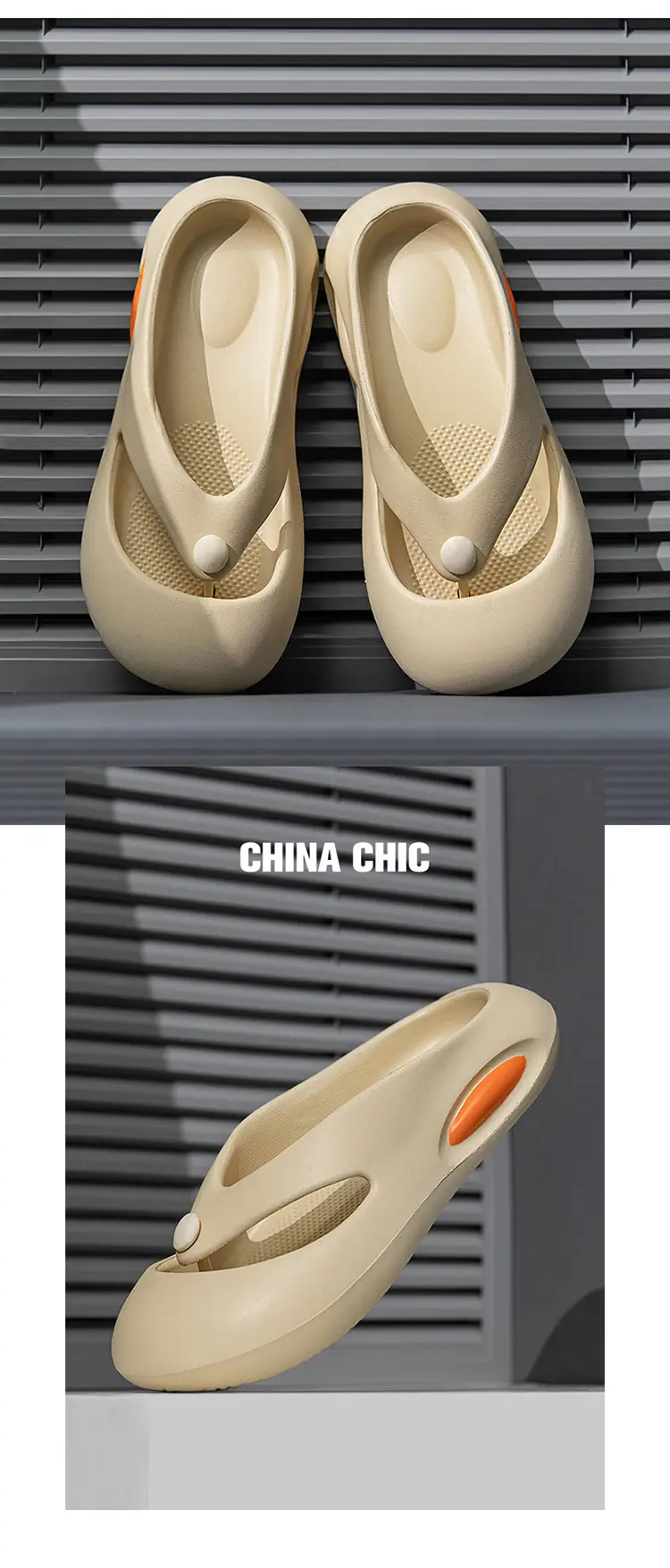 Baotou Flip-Flops Men's Fashionable Outdoor Slippers Men's Summer Fashionable Outer Wear Men's Clip-legged Distinctive Korean Style Beach Sandals — feature 12