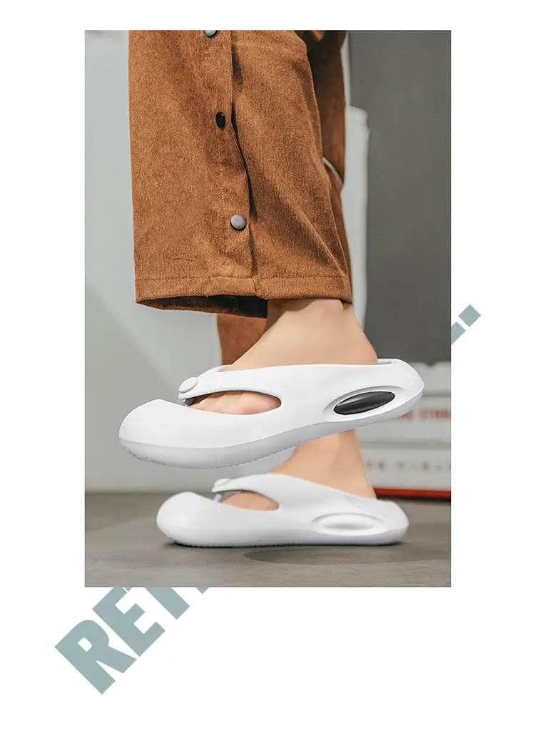 Baotou Flip-Flops Men's Fashionable Outdoor Slippers Men's Summer Fashionable Outer Wear Men's Clip-legged Distinctive Korean Style Beach Sandals — feature 2