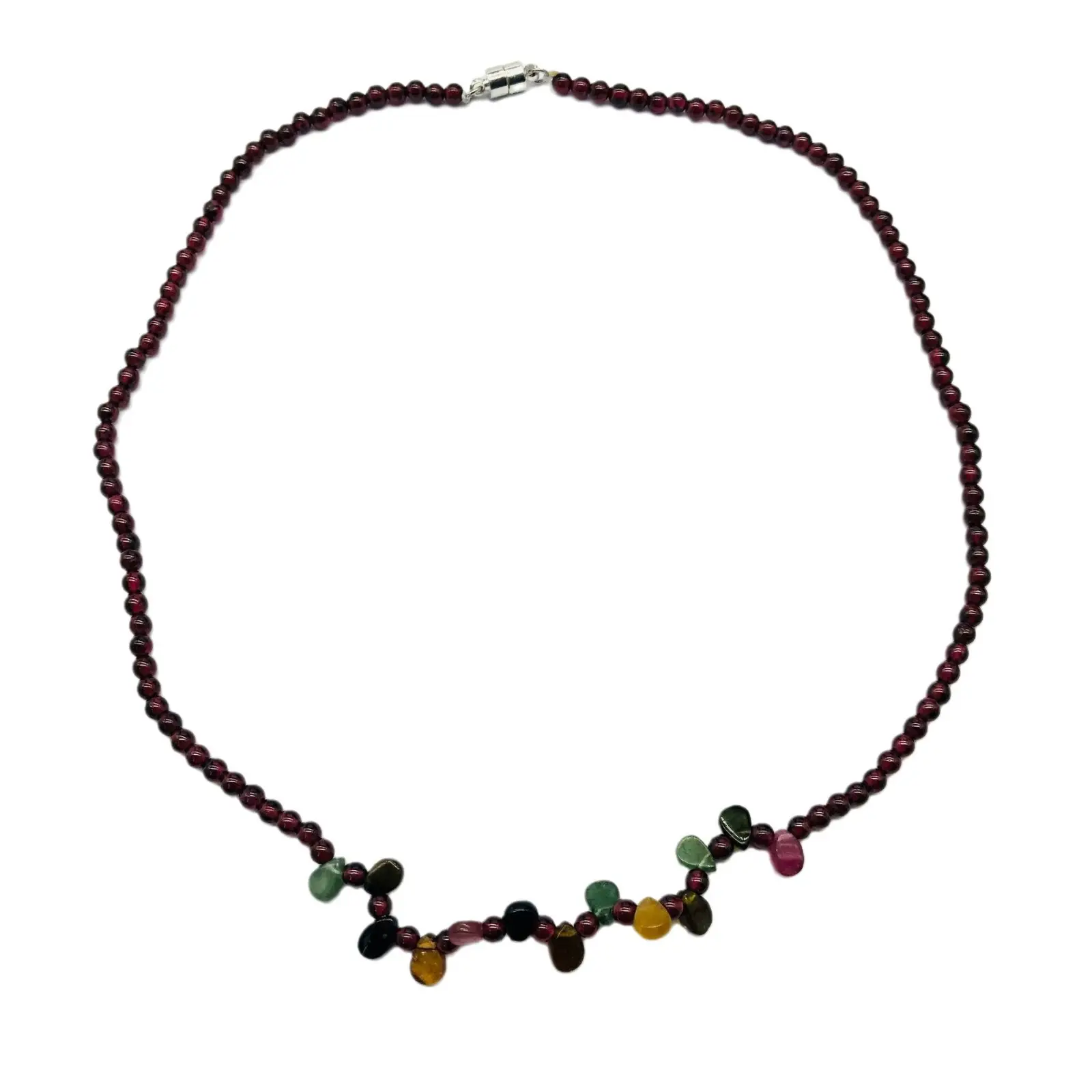 Natural Garnet Clavicle Chain for Women's Luxury Jewelry - Image 7