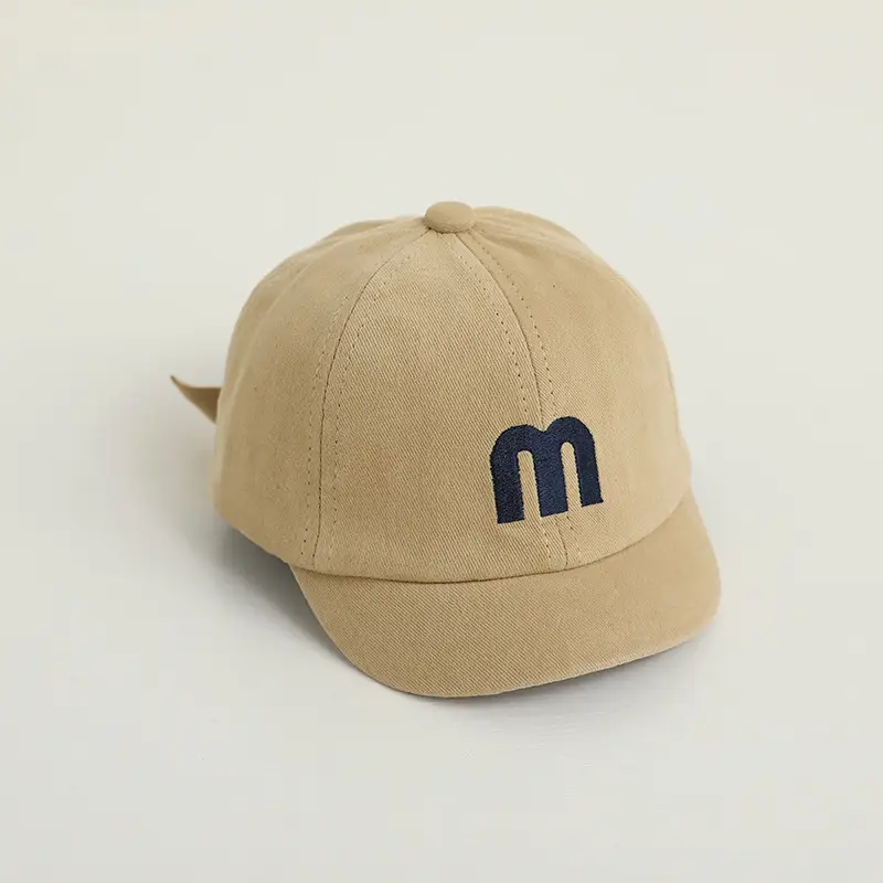 Navy Blue Letter Embroidered Baseball Cap for Kids