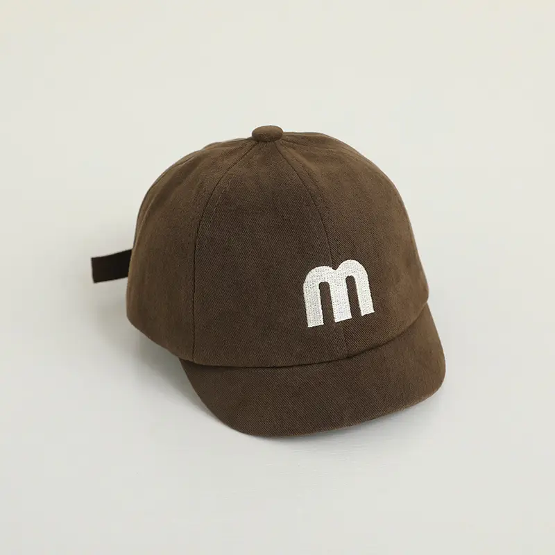 Navy Blue Letter Embroidered Baseball Cap for Kids