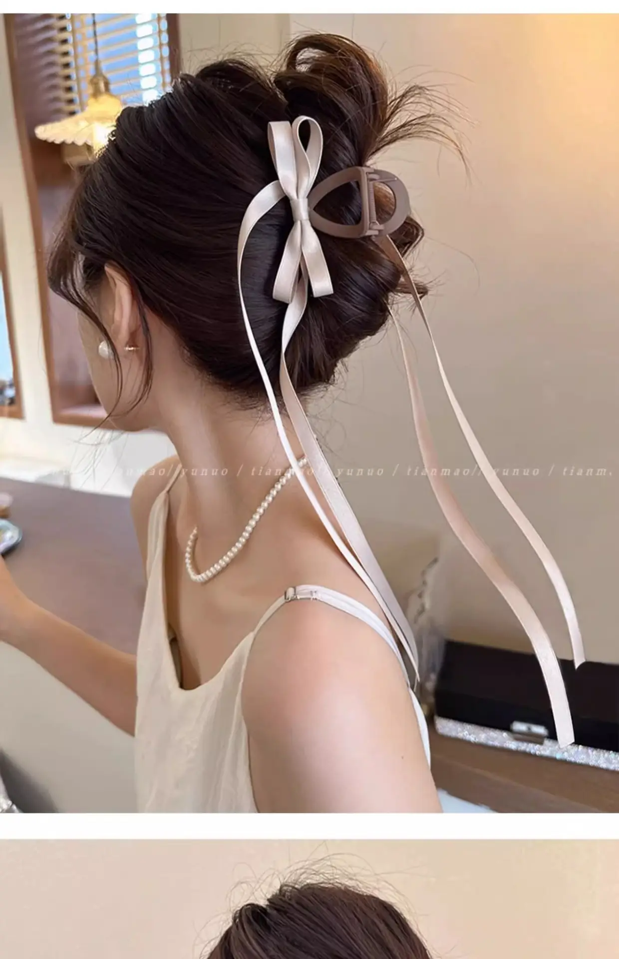 Black Elegant Shark Clip Hairpin for Women — feature 5
