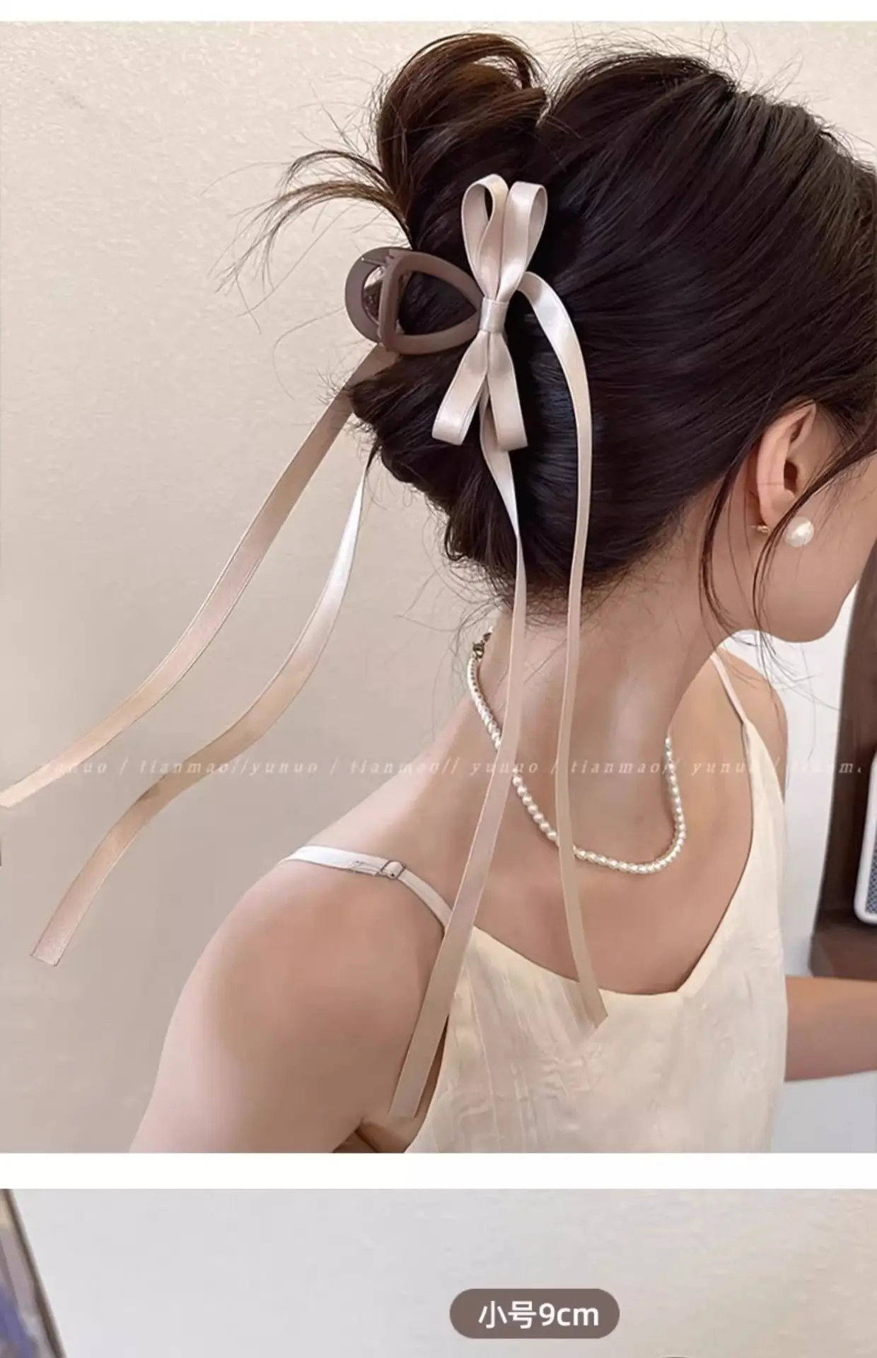 Black Elegant Shark Clip Hairpin for Women — feature 7