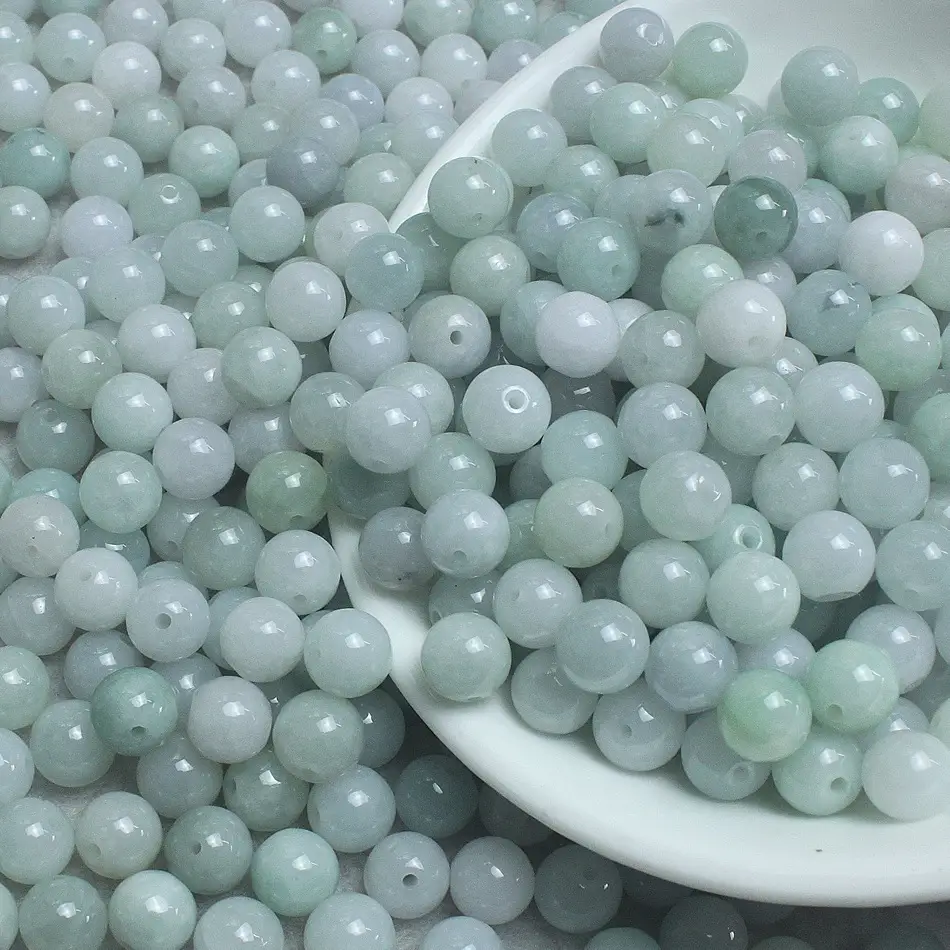 8mm Glutinous Jade Beads for DIY Jewelry - Image 3