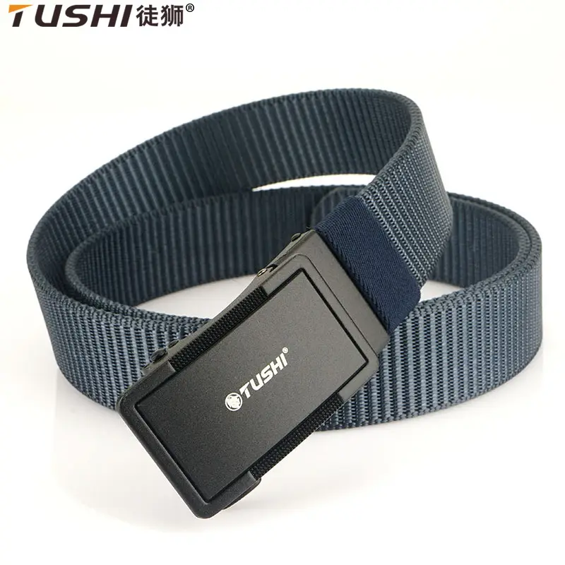 Men's Black Nylon Belt with Adjustable Strap - Image 11