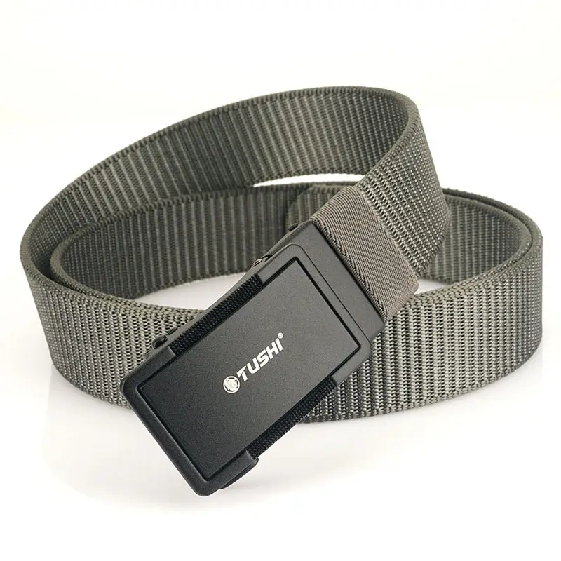 Men's Black Nylon Belt with Adjustable Strap - Image 5
