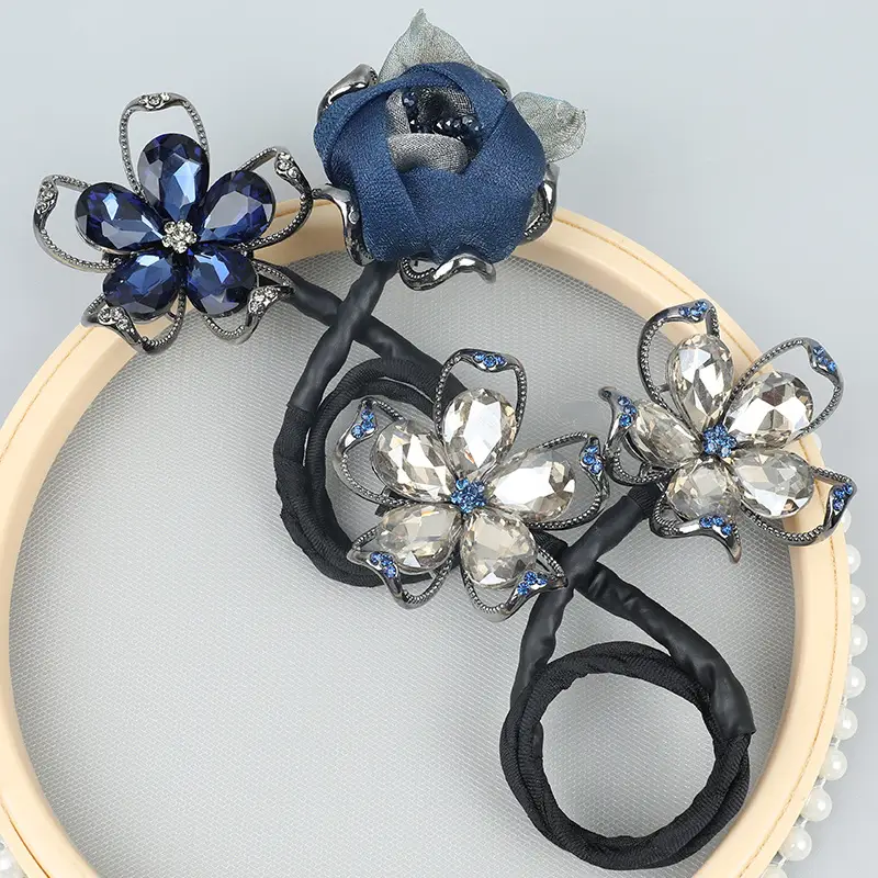 Crystal Flower Hair Clip for Women 2023 New - Image 5