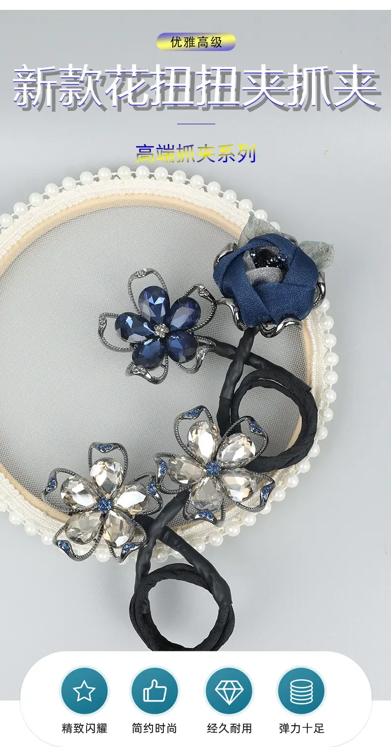 Crystal Flower Hair Clip for Women 2023 New — feature 3