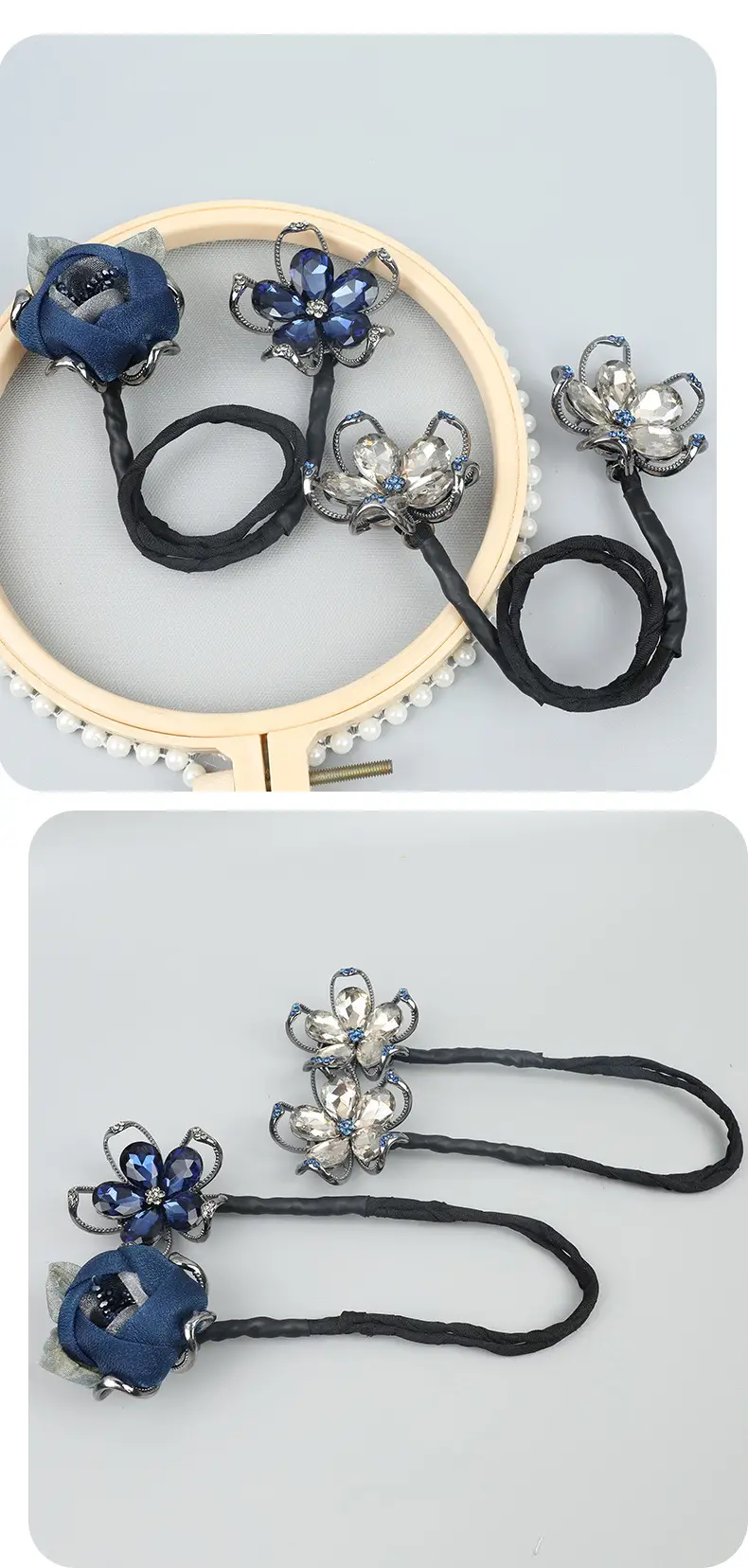 Crystal Flower Hair Clip for Women 2023 New — feature 8
