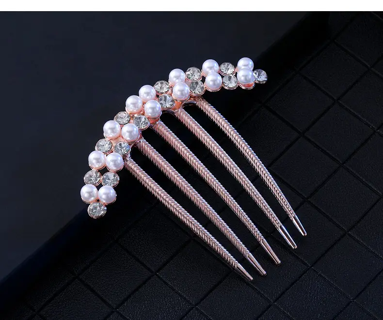 Korean Style Butterfly Hair Comb with Crystal Head — feature 20