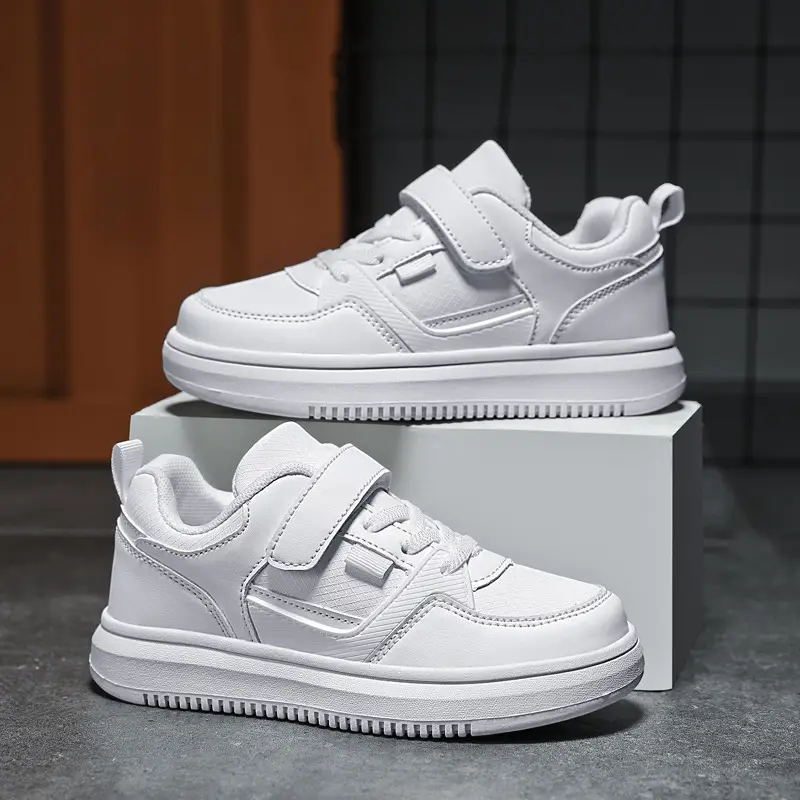 Wholesale Boys Sports Board Shoes White Blue Large - Image 9