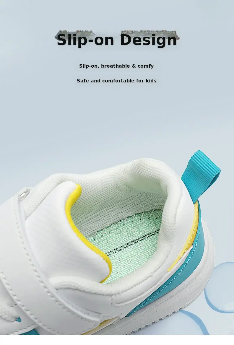 Wholesale Boys Sports Board Shoes White Blue Large โ feature 11