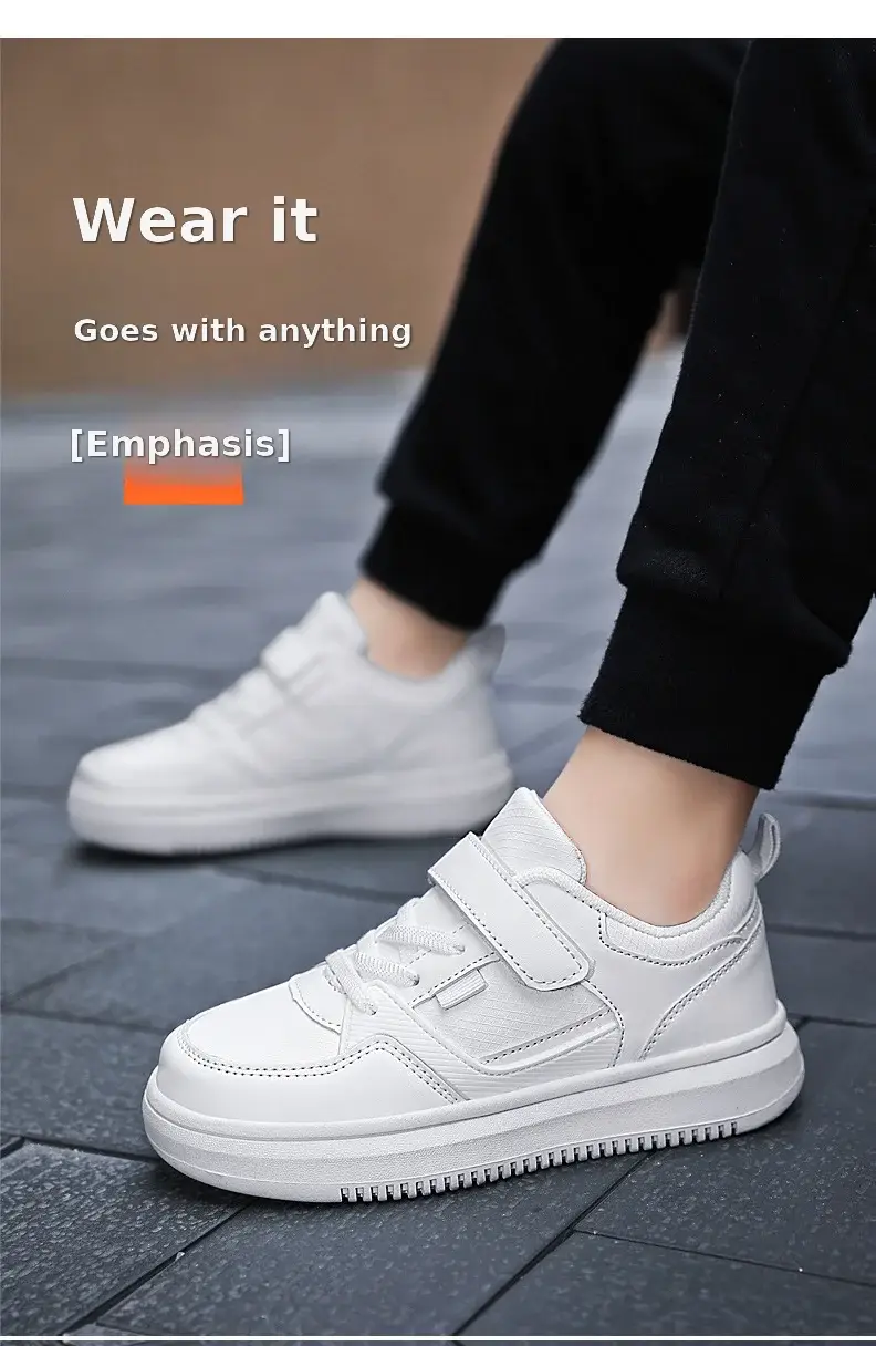 Wholesale Boys Sports Board Shoes White Blue Large โ feature 16
