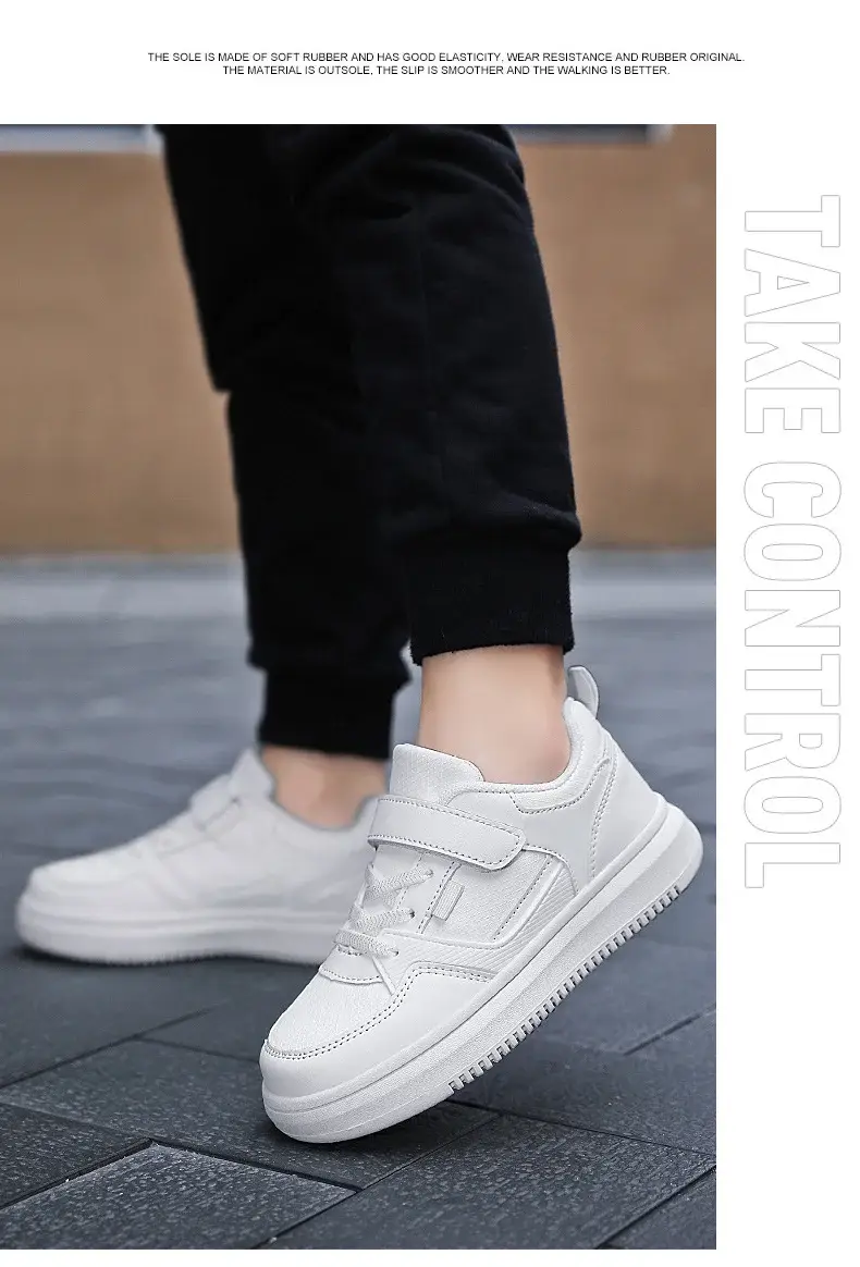 Wholesale Boys Sports Board Shoes White Blue Large โ feature 17
