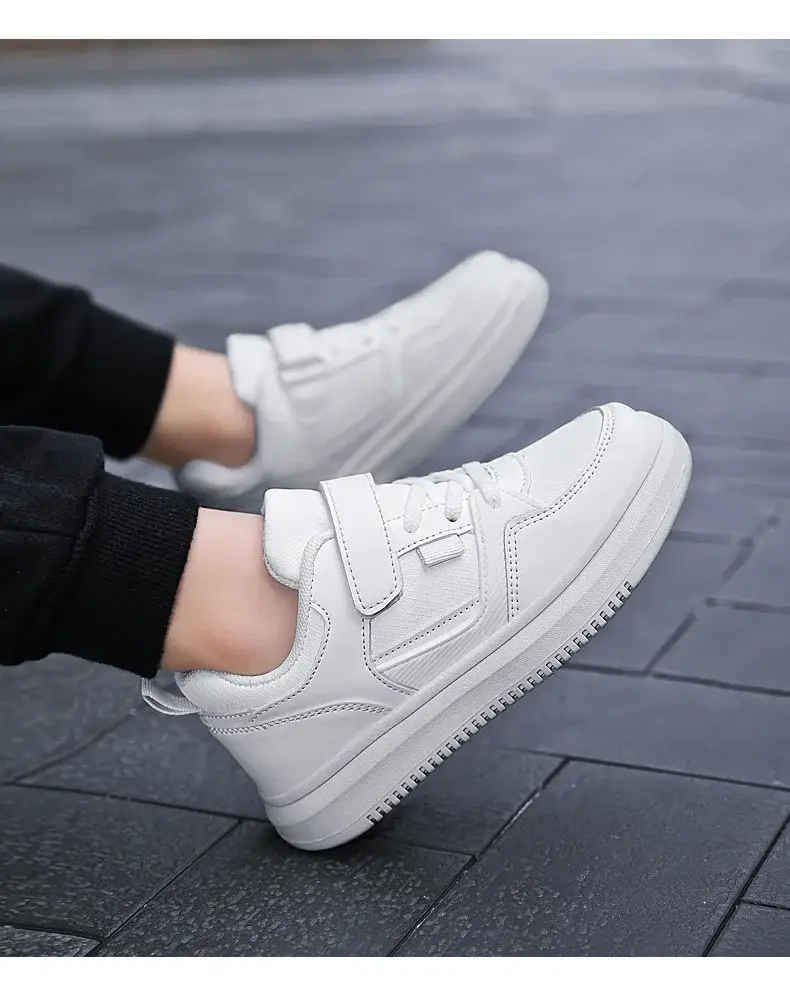 Wholesale Boys Sports Board Shoes White Blue Large โ feature 18