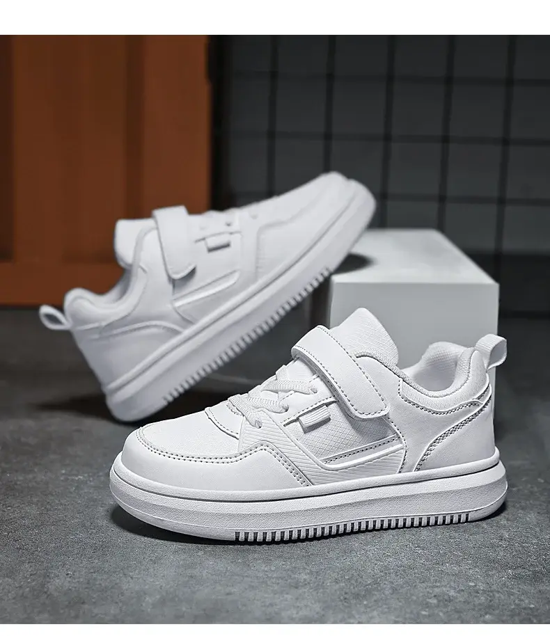 Wholesale Boys Sports Board Shoes White Blue Large โ feature 19