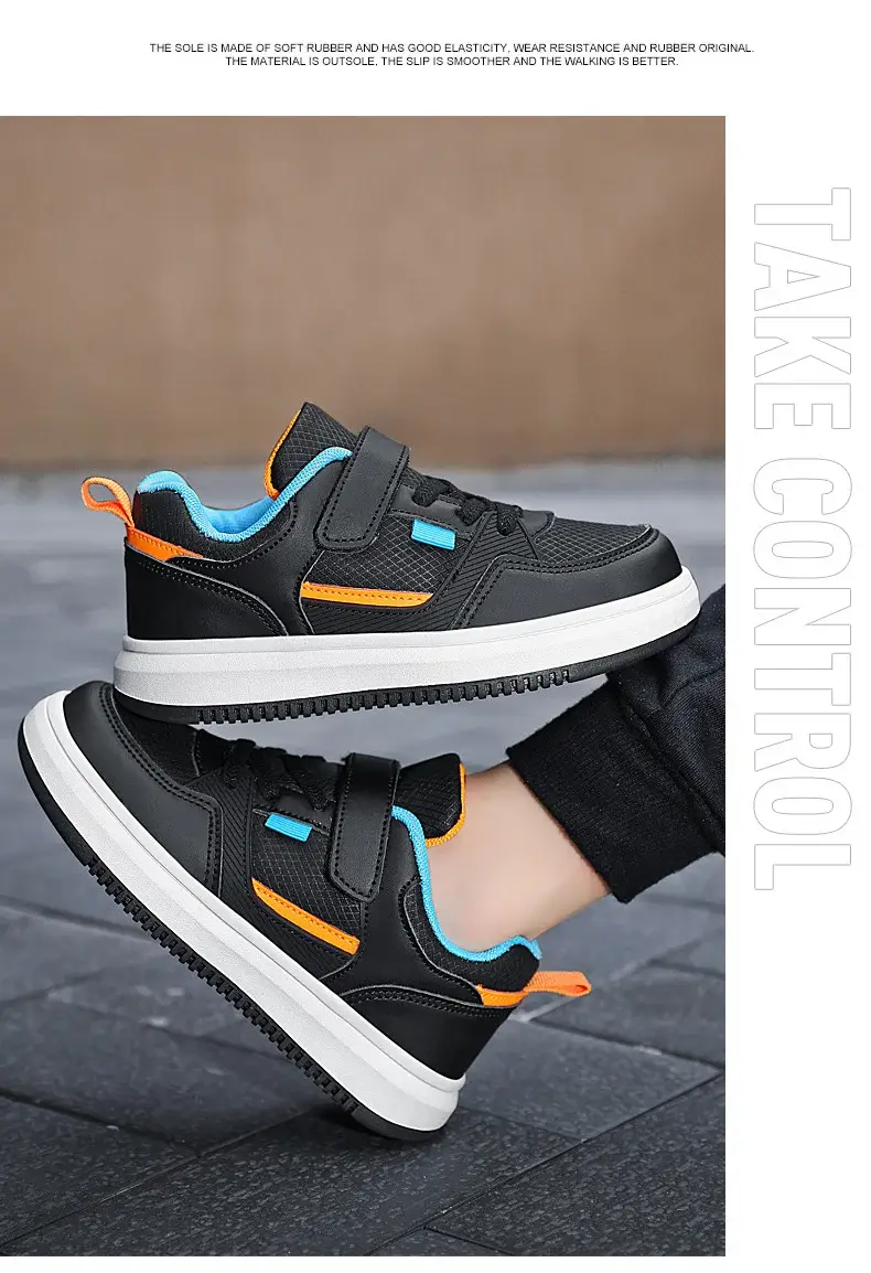 Wholesale Boys Sports Board Shoes White Blue Large โ feature 21