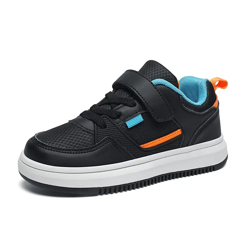Wholesale Boys Sports Board Shoes White Blue Large - Image 2