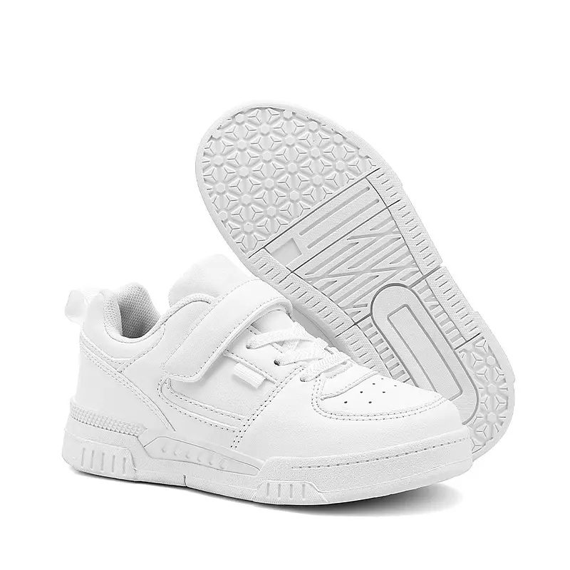 Wholesale Boys Sports Board Shoes White Blue Large - Image 4