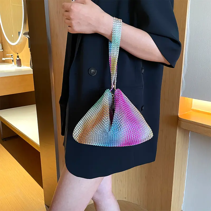 2023 Summer Women's Distinctive Black Knitted Shoulder Bag - Image 5