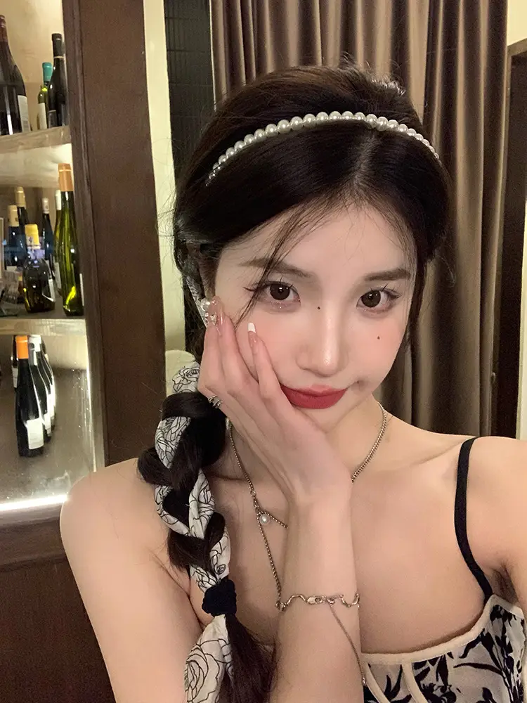 New Chinoiserie Silk Scarf Hair Tie Summer Streamer Headband Women's One-Piece Tie Headband 2025 New Braided Hair Ribbon — feature 1