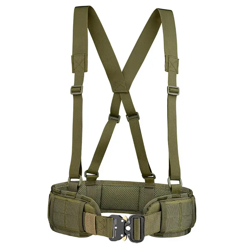 Tactical Multi-Use Belt with Carabiner and Waist Seal