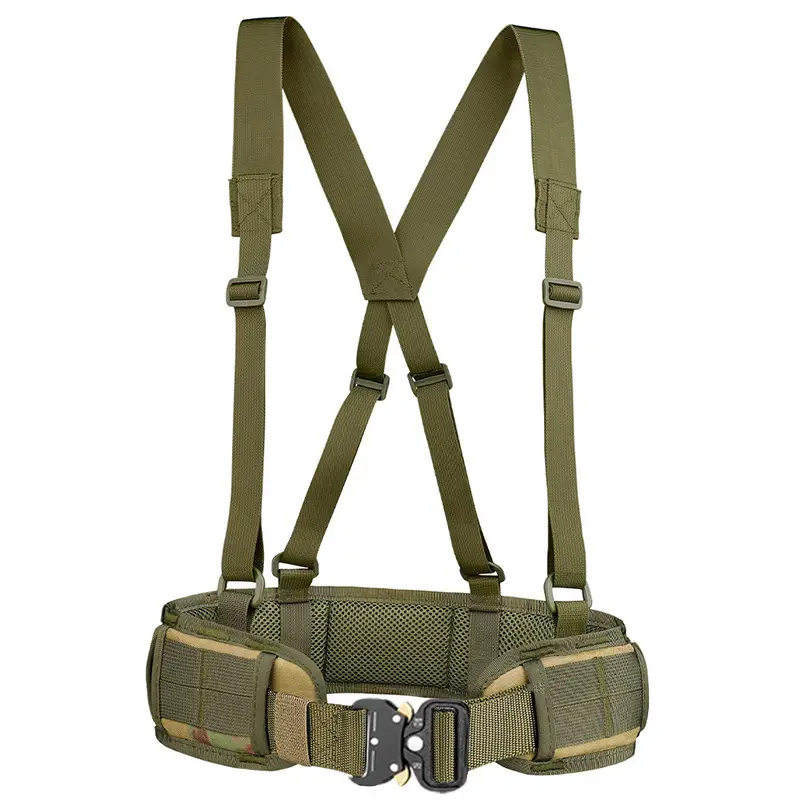 Tactical Multi-Use Belt with Carabiner and Waist Seal