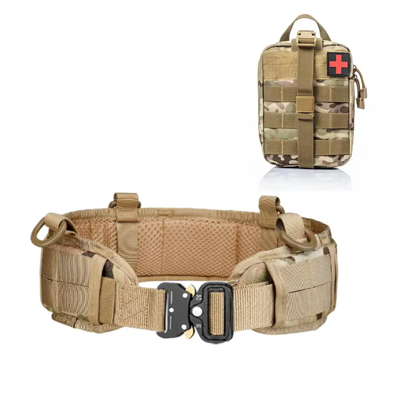 Tactical Multi-Use Belt with Carabiner and Waist Seal