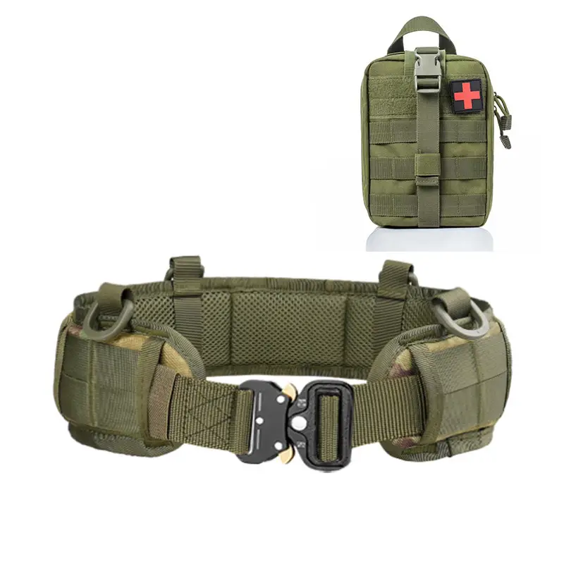 Tactical Multi-Use Belt with Carabiner and Waist Seal
