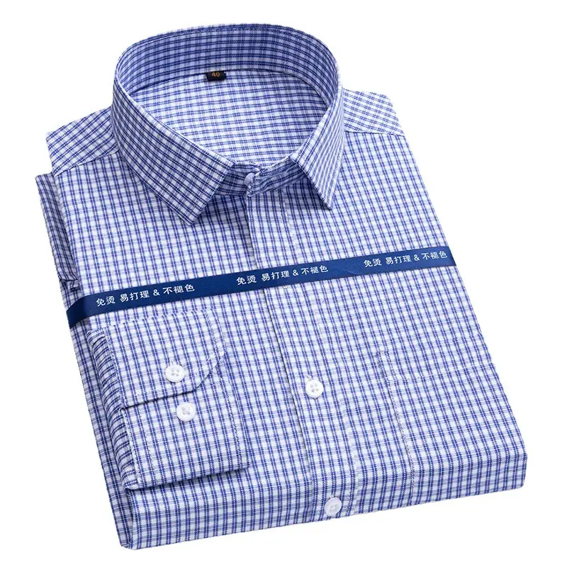 Men's Purple Striped Long Sleeve Shirt 2025 - Image 10