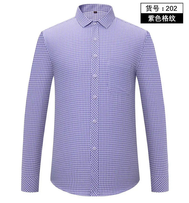 Men's Purple Striped Long Sleeve Shirt 2025 — feature 13