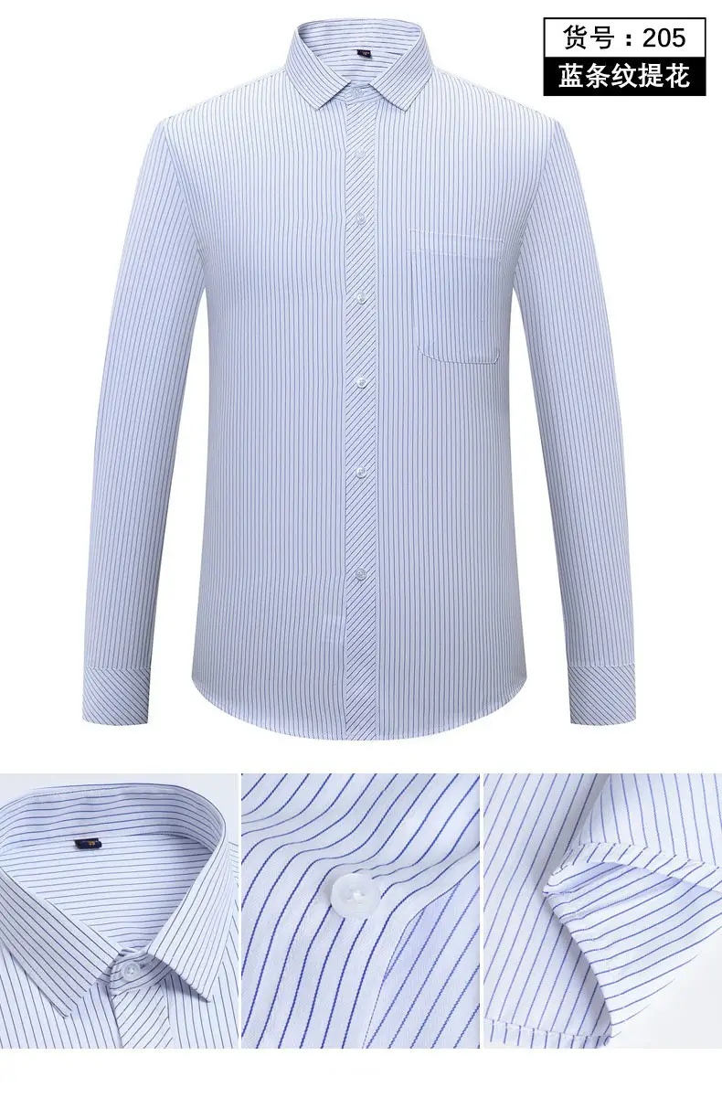 Men's Purple Striped Long Sleeve Shirt 2025 — feature 15