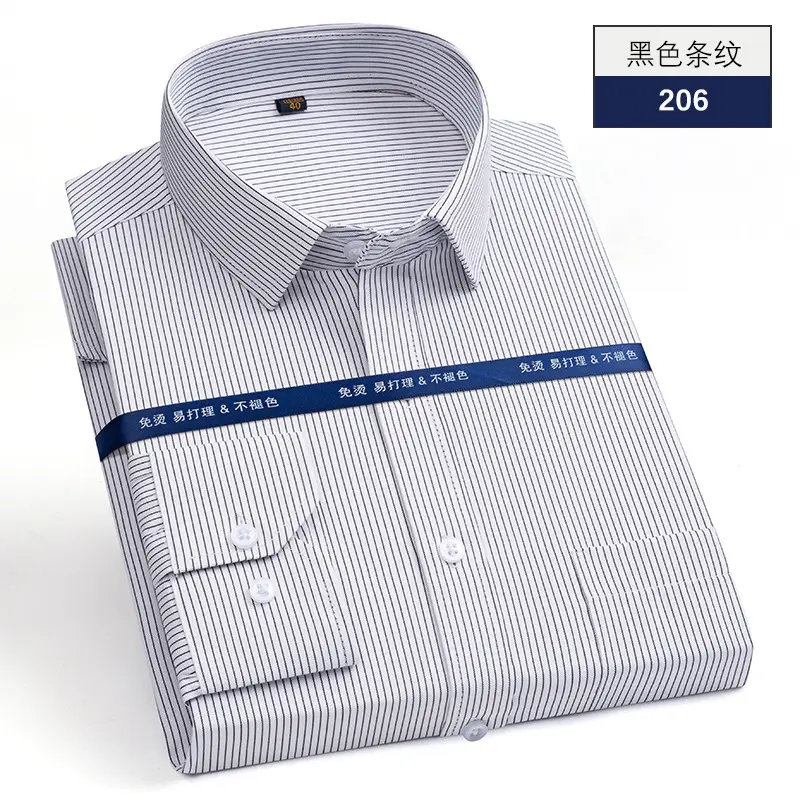 Men's Purple Striped Long Sleeve Shirt 2025 - Image 5