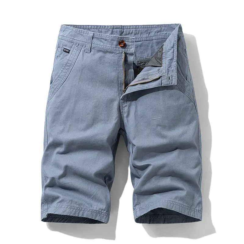 Men Black Cotton Mid-Length Shorts with Multiple Pockets - Image 5