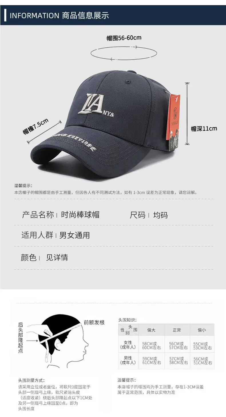 NYLON Summer Hat for Men Women Big Head Hard Top — feature 6