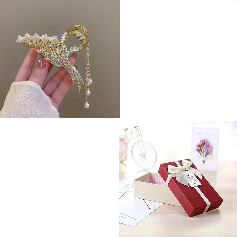 Elegant Wheat Spike Hair Clips for Women - Image 3