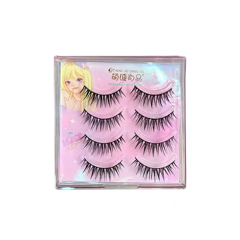 3D Comic Wet Hair False Eyelashes Natural Thick - Image 6