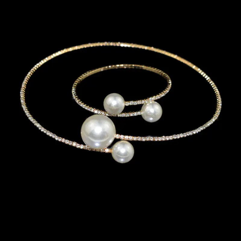 Gold Plated Four-Piece Diamond Bridal Set - Image 8