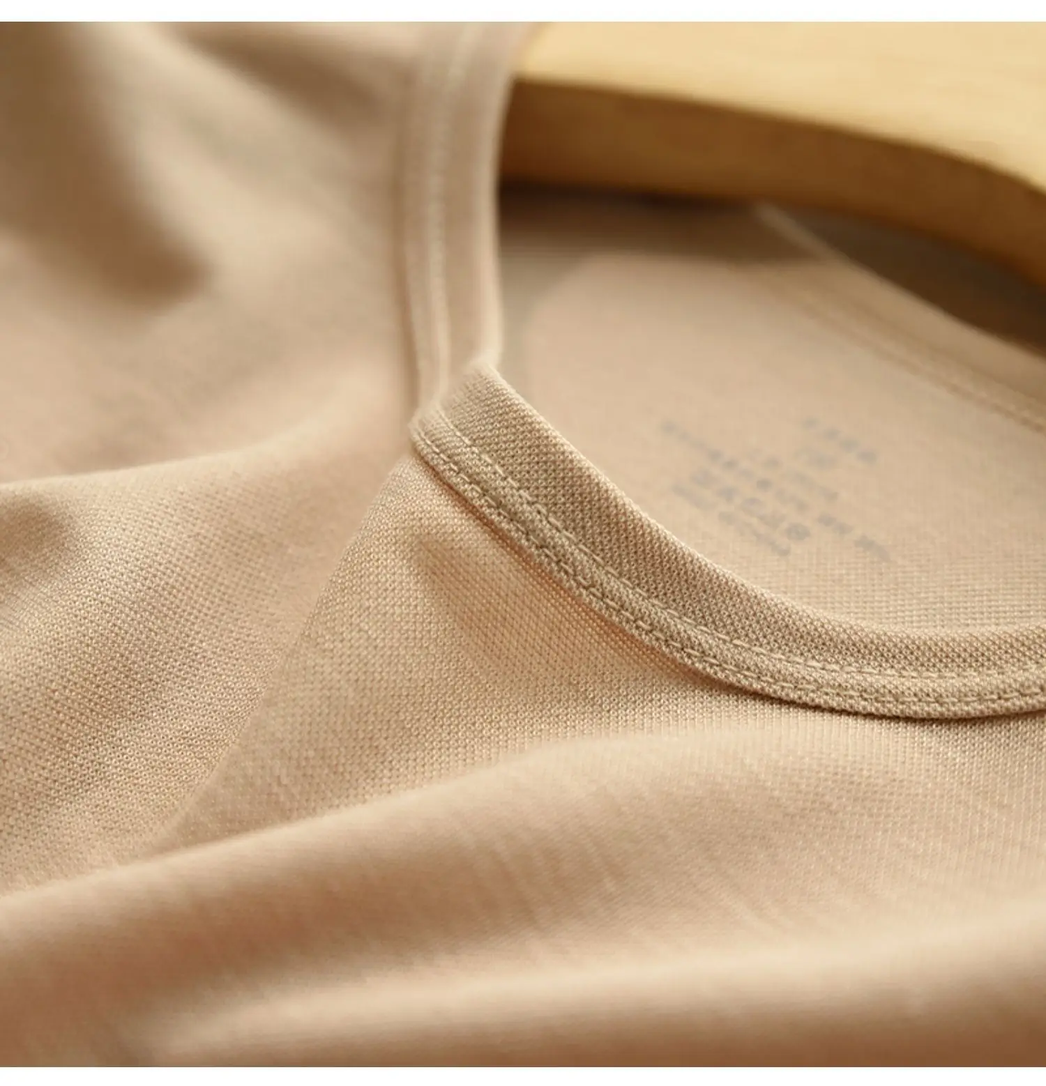 Men Women Beige Cotton T-Shirt Summer Wear — feature 1