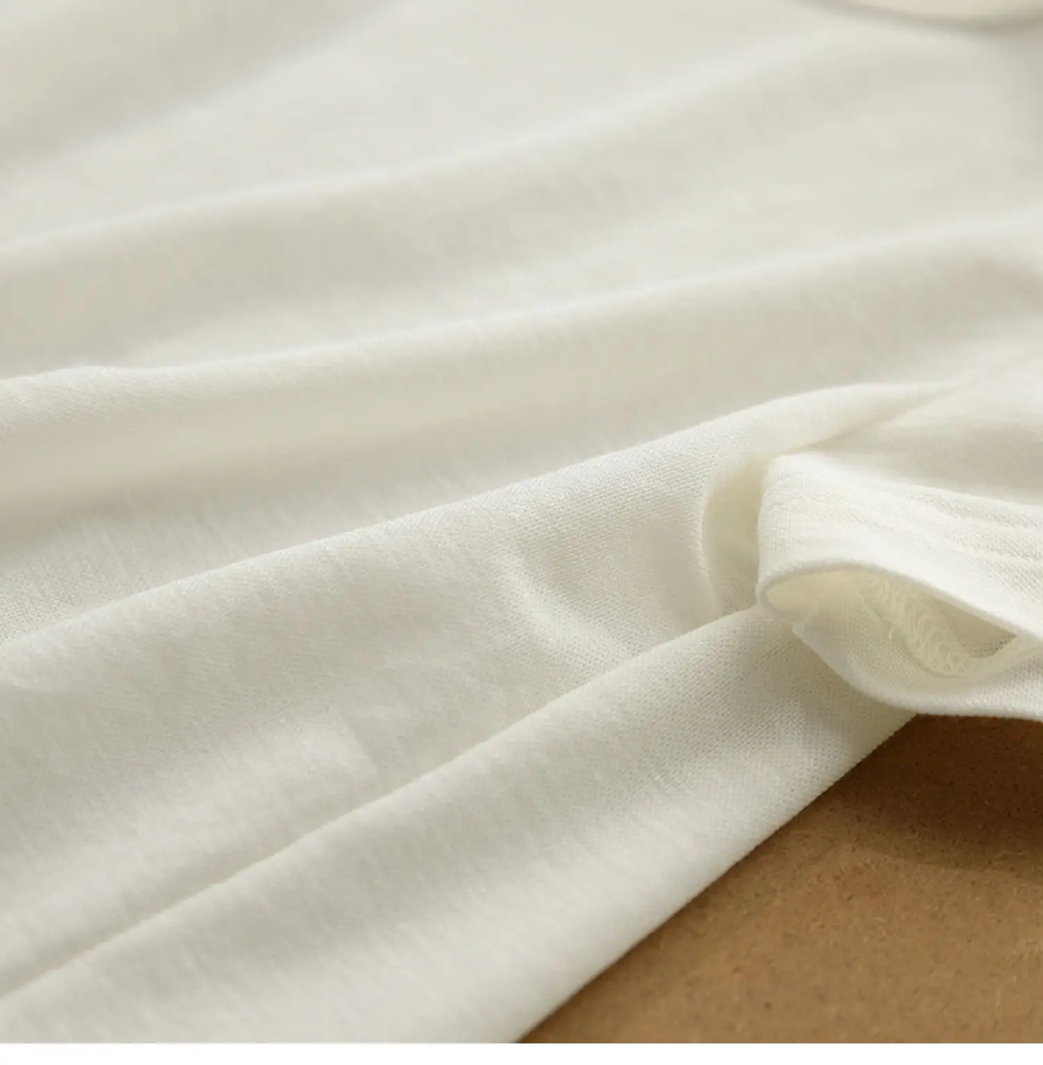 Men Women Beige Cotton T-Shirt Summer Wear — feature 43